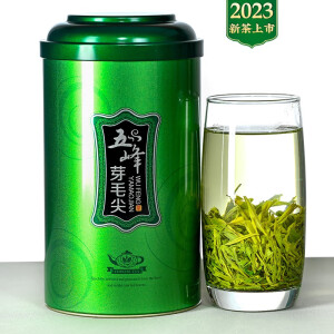 简小禾2024年新茶 五峰毛尖高山嫩芽春茶栗香绿茶散装湖北特产送礼 一级芽毛尖200g*1罐