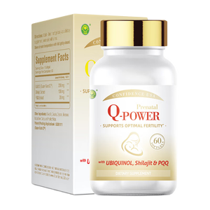 Confidence USA信心康乐辅酶Q10还原型备孕软胶囊200mg含PQQ女性卵巢保养60粒/瓶