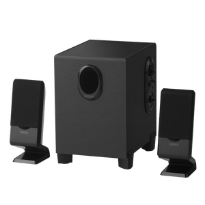漫步者（EDIFIER）R101V 2.1声道电脑音响音箱 台式机笔记本桌面音响 游戏音响 黑色