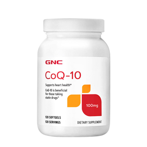 GNC健安喜辅酶q10软胶囊100mg120粒保护心脏加班熬夜【冷链运输】