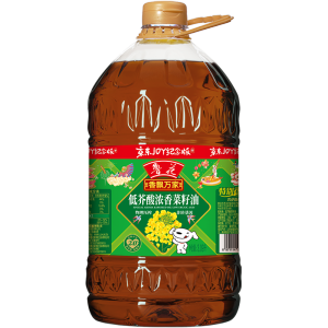 鲁花 食用油 香飘万家系列 低芥酸浓香菜籽油 3.09L