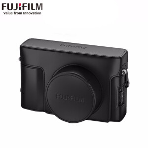 FUJIFILM FINEPIX原装相机包 LC-X100V / LC-X100VI 皮套 黑色 富士原装相机包