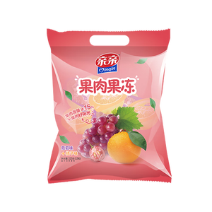 亲亲桔子葡萄果肉果冻520g儿童零食 0脂肪独立小包装