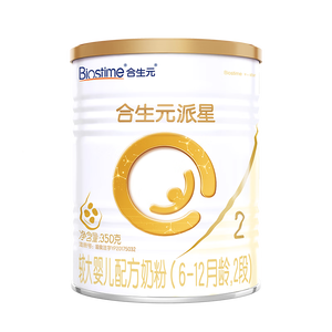 合生元（BIOSTIME）派星较大婴儿配方奶粉2段(6-12个月)350g1罐 新旧版本随机发货