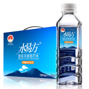 水易方克东苏打水 380ml*12瓶 无汽弱碱性饮用水 礼盒装 380ml*12瓶