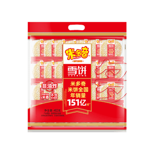 米多奇雪饼402g 雪米饼膨化零食休闲零食 食品饼干