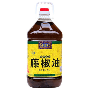 永丰和汉源花椒油5L藤椒油餐饮特色商用青花椒桶装餐厅火锅凉拌菜正宗 藤椒油5L