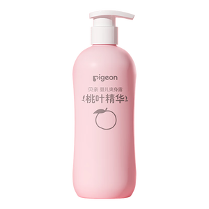 贝亲（Pigeon）桃叶精华 婴儿液体爽身露 家庭装 四季通用 480ml IA286