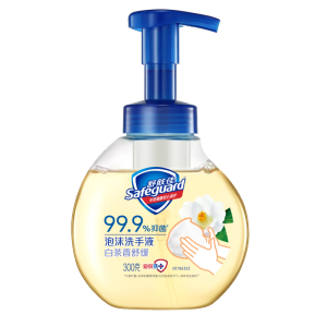 舒肤佳抑菌泡沫洗手液 白茶香300g 健康抑菌99.9% 泡沫细腻