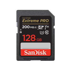 Sandisk闪迪128GB SD内存卡 4K V30 U3 C10 相机存储卡 读速200MB/s 写速90MB/s 微单/单反相机内存卡