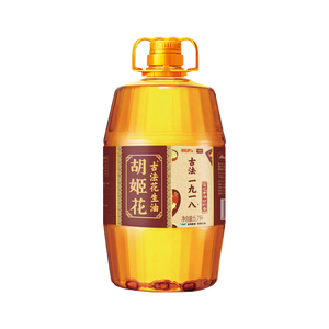 胡姬花 食用油 压榨 古法一九一八 花生油5.7L(新老包装交替发货)