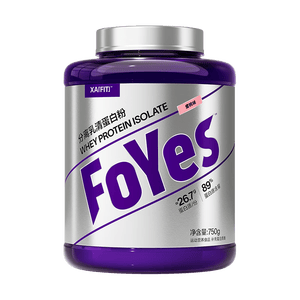 FoYes精准分离乳清蛋白粉90%高蛋白低乳糖不耐运动健身增肌蛋白粉蜜桃