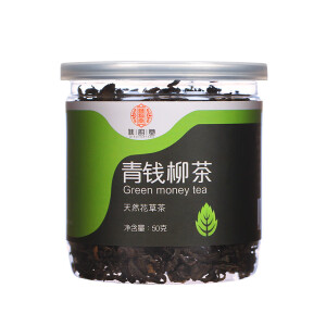 谯韵堂青钱柳茶50g罐装可搭桑叶茶非散装青钱柳叶茶原叶 50g 【GK001】青钱柳茶罐