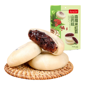 Arale血糯米山药红豆糕300g/袋 0反式脂肪酸孕妇零食早餐代餐下午茶