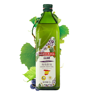品利（MUELOLIVA）葡萄籽食用油1L 不饱和脂肪酸含量丰富 西班牙进口送礼公司团购
