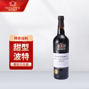 泰来（taylors）葡萄牙晚装年份波特酒（利口酒）750ml 晚安酒 单瓶装