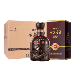 古井贡酒 年份原浆献礼版 浓香型白酒 50度 500ml*6瓶 整箱装 过年送礼