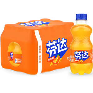 可口可乐（Coca-Cola）芬达 Fanta 高考季 橙味汽水碳酸饮料300ml*12瓶 高分必达