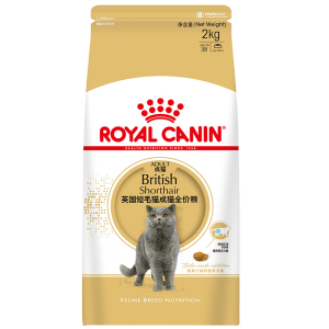 皇家猫粮 BS34英短蓝猫专用成猫猫粮英国短毛猫 英短成猫粮2kg