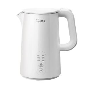 美的（Midea）电水壶热水壶烧水壶开水壶控温壶304不锈钢1.5L侧显温度净甜家用恒温智能自动断电SH15X301