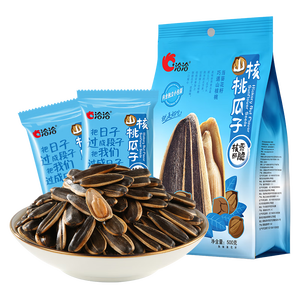 洽洽山核桃瓜子零食500g葵花籽大颗粒休闲零食独立小包装(20g*25包)