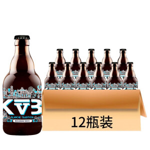 布雷帝国 精酿白啤酒 比利时进口 小麦啤酒 布雷帝国白啤酒 330mL 12瓶