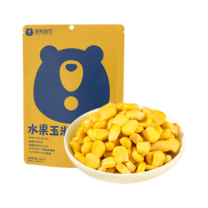 京鲜生黑熊查克水果甜玉米粒1.6斤80g*10袋即食脆甜低脂源头直发