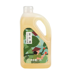 茶小油山茶油2L/5L油茶籽油 物理压榨一级 食用油 福利团购送礼 压榨山茶油2L