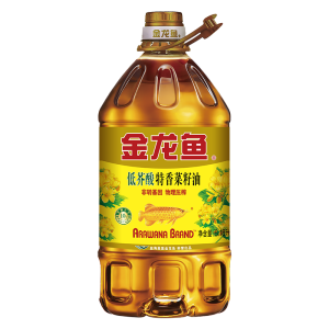 金龙鱼 食用油 非转基因 特香低芥酸菜籽油6.18L