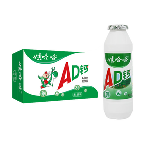 娃哈哈AD钙奶多规格整箱儿童饮料含乳饮品酸酸甜甜儿时经典近期生产 100g*40瓶 （整箱）