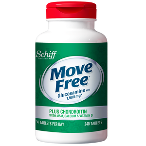 Move Free益节 高钙氨糖软骨素钙片 240粒 5合1 维骨力 成人中老年