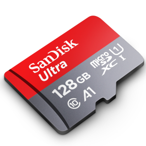 闪迪（SanDisk）128GB TF（MicroSD）内存卡 A1 U1 C10 至尊高速移动版存储卡 读速140MB/s 手机平板游戏机内存卡