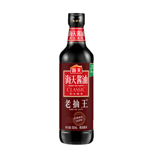 海天 老抽酱油 500ml【酿造酱油】经典系列 0添加防腐剂红烧