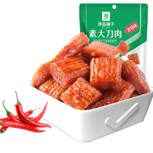 良品铺子 素大刀肉香辣味网红辣条味儿时小零食休闲小吃260g