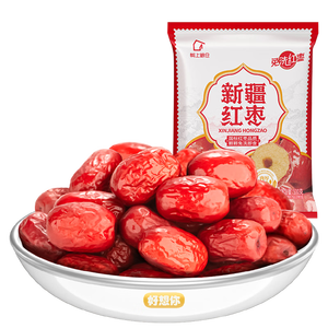 好想你 树上粮仓三级免洗红枣500g/袋  蜜饯果干新疆特产大枣煮粥煲汤