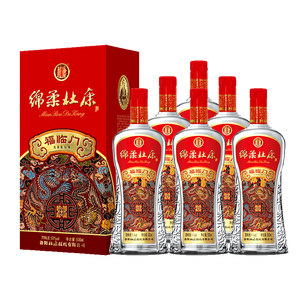 杜康绵柔福临门50度整箱装 浓香型白酒 纯粮高粱口粮酒送礼自饮河南酒 50度 500mL 6瓶 整箱装（高性价口粮
