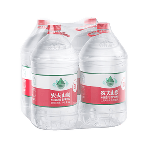 农夫山泉饮用水 饮用天然水5L*4桶 塑膜包装