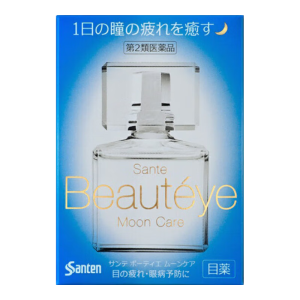 日本原装正品参天Beautéye Moon Care玫瑰夜间眼药水滴眼液滋润角膜隐形眼镜适用缓解干涩促夜间代谢12ml/瓶