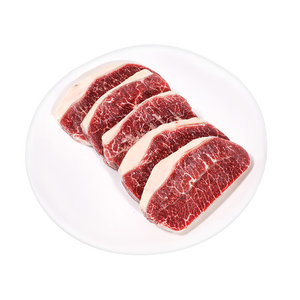 鲜京采 巴西进口原切牛排组合1.2kg（9片） 眼肉3片板腱6片 真原切】