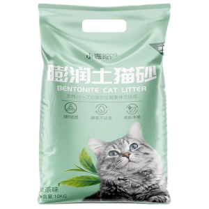 小冻猫砂膨润土猫砂除臭结团快低尘幼猫成猫专用猫砂结团大包装 原味10斤-带彩砂