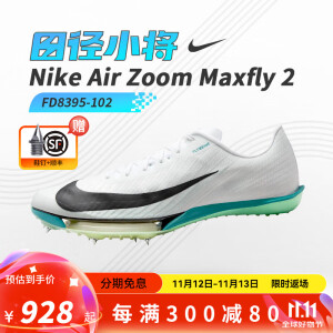 NIKE耐克24Air Zoom Maxfly2田径小将赛道比赛短跑气垫跑步钉子鞋精英 24新款FD8395-102 41