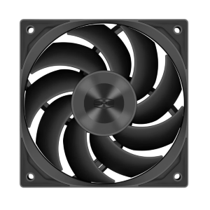 超频三（PCCOOLER）F5R120BK机箱风扇/FDB轴承/金属CD纹络/三档PWM调速/三角几何纹理//散热风扇