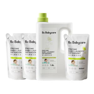 babycare婴儿洗衣液 无酒精宝宝专用儿童酵素去污清洁剂（3.3L组合装）