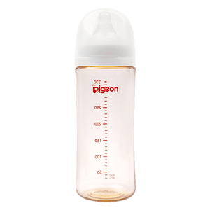 贝亲（Pigeon）PPSU宽口径自然实感防胀气奶瓶330ml LL号奶嘴 9个月+ AA194