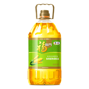福临门食用油 玉米清香食用植物调和油5升 中粮出品新老包装随机发