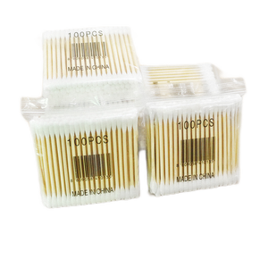 点魅 卫生棉双头棒棉签 一次性棉棒卫生化妆棉签掏耳朵清洁棉签 600支