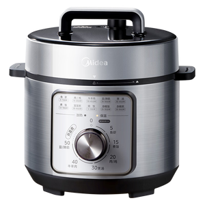 美的（Midea）电压力锅高压锅 高压电饭煲4L小型家用4-6人 免看管易操作 多功能开盖煮火锅煲汤炖煮电饭锅E4809