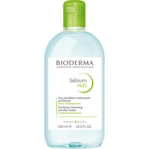 贝德玛（BIODERMA）卸妆水绿水净妍洁肤液 温和净卸去油500ml油痘肌