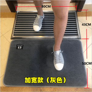 灌湘鸟鞋底清洁机进门口消毒地垫擦神器家用入户清洗鞋子刷洗除尘机 鞋底清洁器（灰色）加宽尺寸