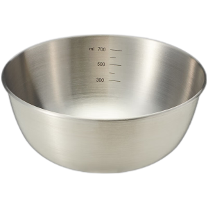 无印良品（MUJI）不锈钢盆 餐具 家用和面盆洗菜盆沙拉拌菜 银色S 直径16*高6.5cm